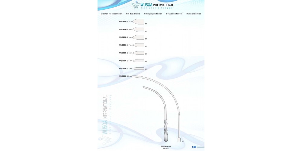 Gall Duct Dilators 